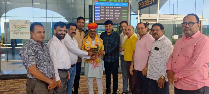 SURAT NEWS: भाजपा राजस्थान के प्रदेश उपाध्यक्ष मुकेश दाधीच का स्वागत