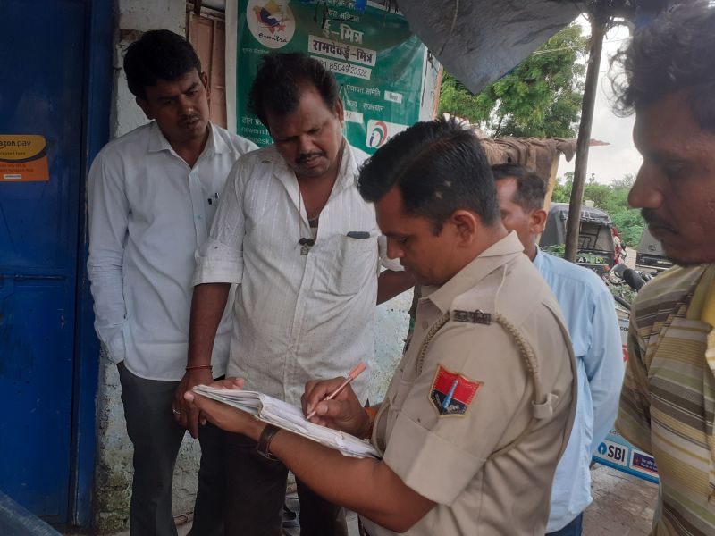 चोरों ने रात के अंधेरे में सेंधमारी की पांच वारदातों को दिया अंजाम