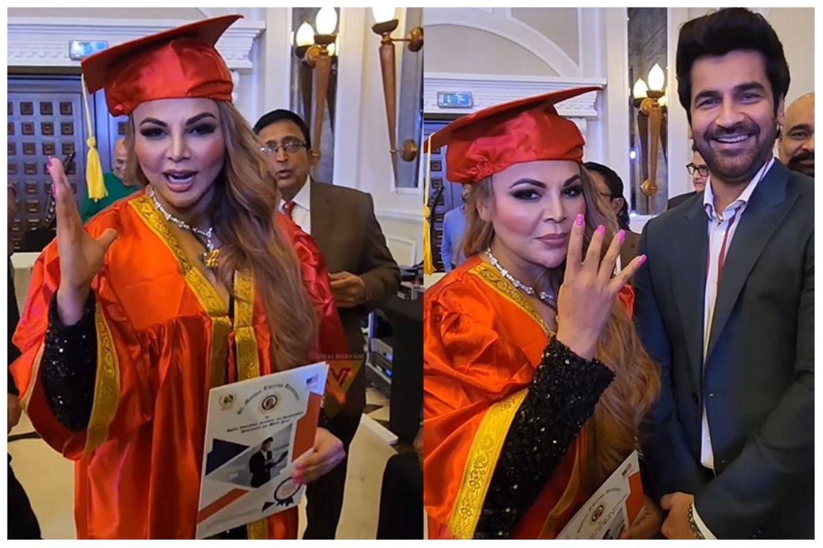 rakhi sawant trolled for calling herself a doctor after completing mba