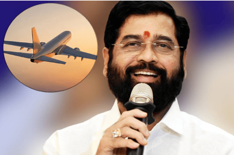 Eknath Shinde Viral Video Flight Stop