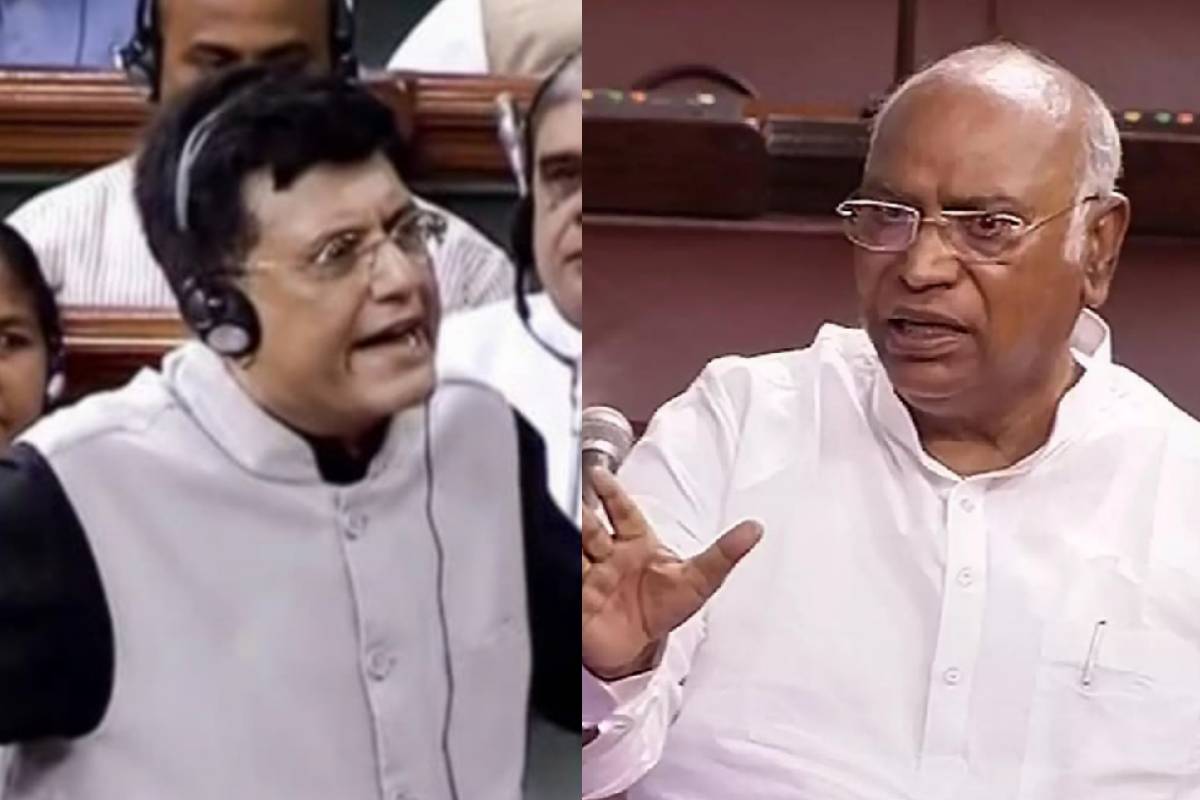  congress's  M Kharge vs Minister Piyush Goyal Over Probe Agency ED Summons
