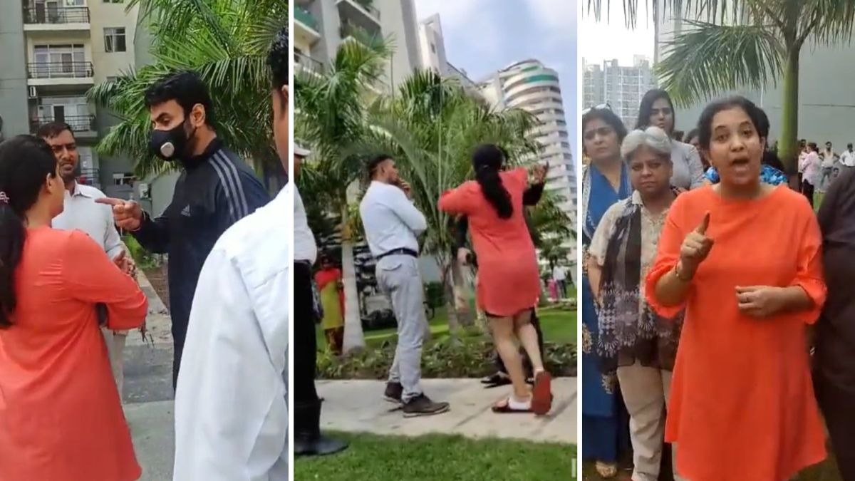 BJP leader Shrikant Tyagi abuses woman and raises questions on character video gone viral