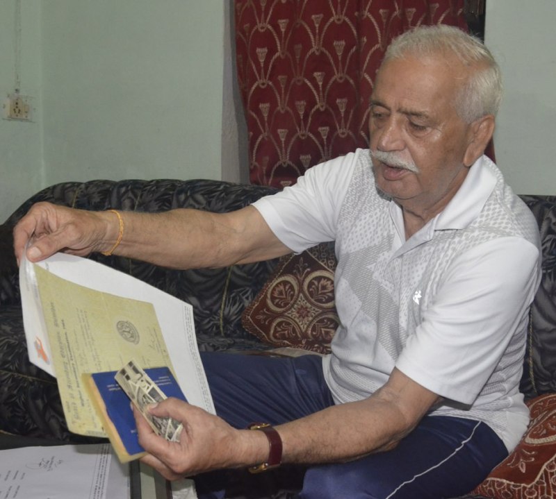 Rtd. Sarjent Gulab Singh Chaudhry