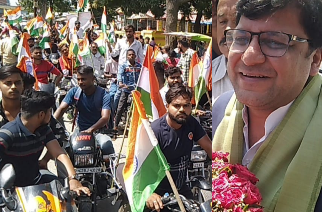 अयोध्या में निकाली गई तिरंगा रैली.... मंत्री ने कहा बन गया जन आंदोलन