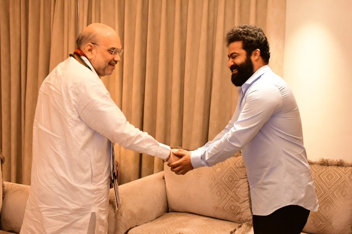 Jr NTR  ने केंद्रीय गृह मंत्री Amit Shah से की मुलाकात