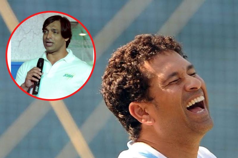 Shoaib Akhtar and Sachin Tendulkar