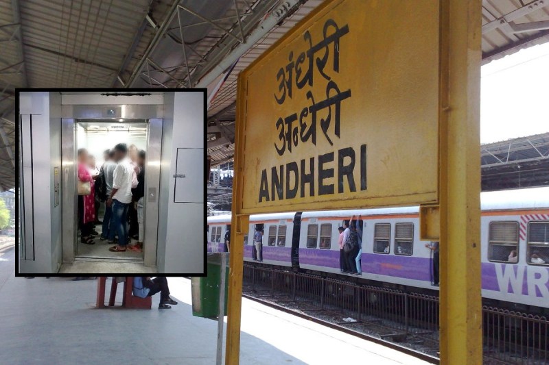 Mumbai's Andheri station lift stuck one injured