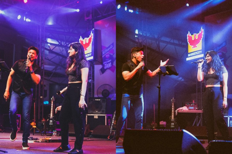 kk krishnakumar kunnath daughter taamara first live concert with shaan