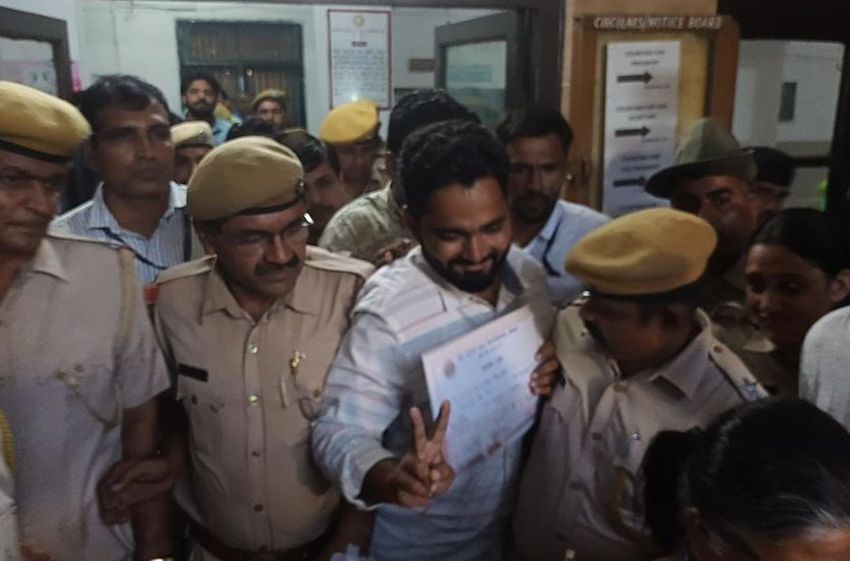 RUSU Election 2022 : एनएसयूआई के हरेन्द्र ने जोर लगाया, मगर एसएफआई के अरविंद ने मार लिया मैदान