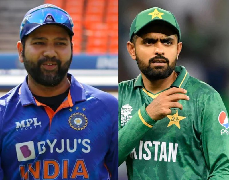 Asia Cup 2022 ind vs pak rohit sharma meets babar azam ahead of match 