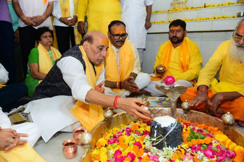 Defence Minister Rajnath Singh said say you are safe confidently