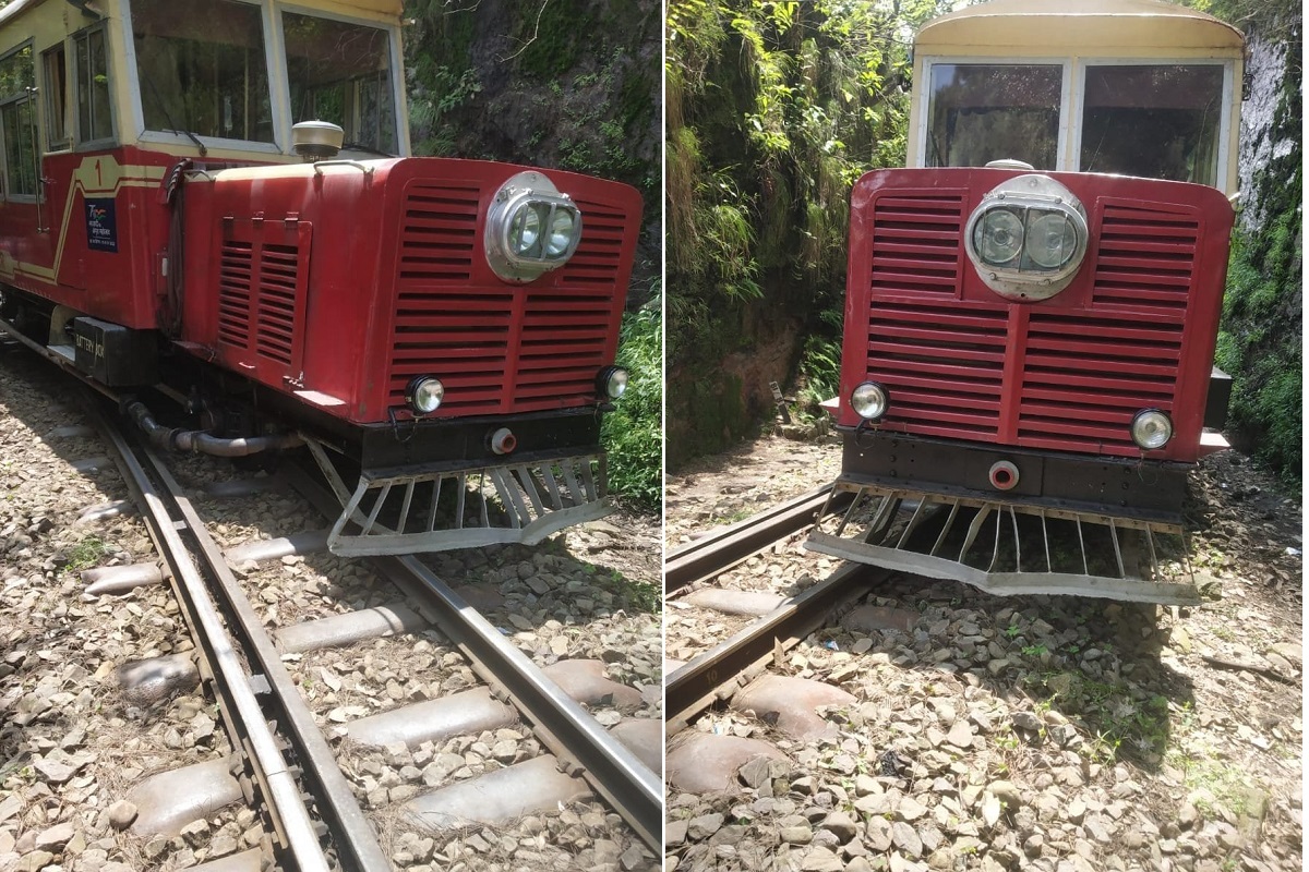 Train derails on World Heritage Kalka-Shimla railway track, all passengers safe