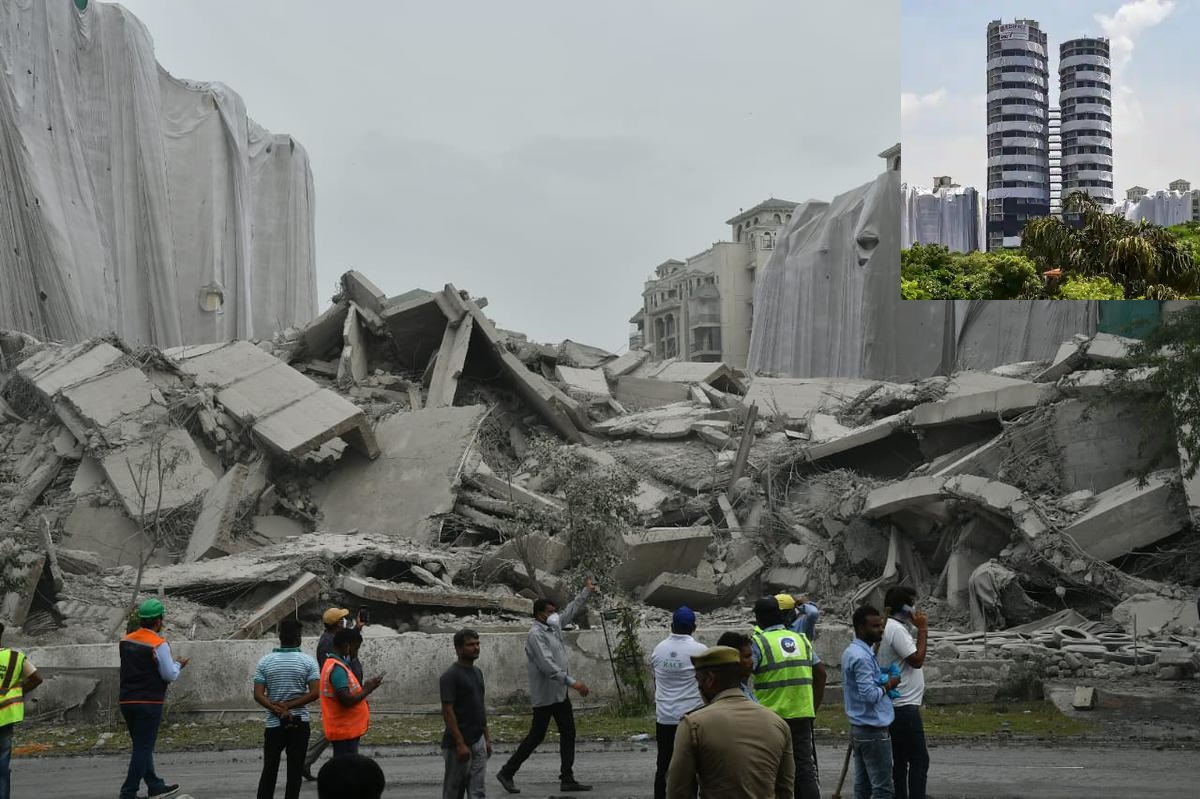 How much Noida Supertech twin towers' demolition cost, Where Will The Debris Go
