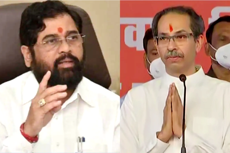 CM Eknath Shinde targets Shiv Sena chief Uddhav Thackeray