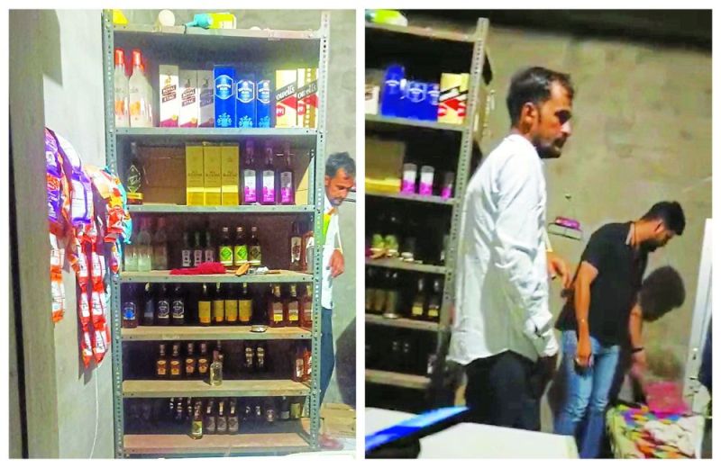 यहां रातभर अवैध तरीके से बिकती है शराब