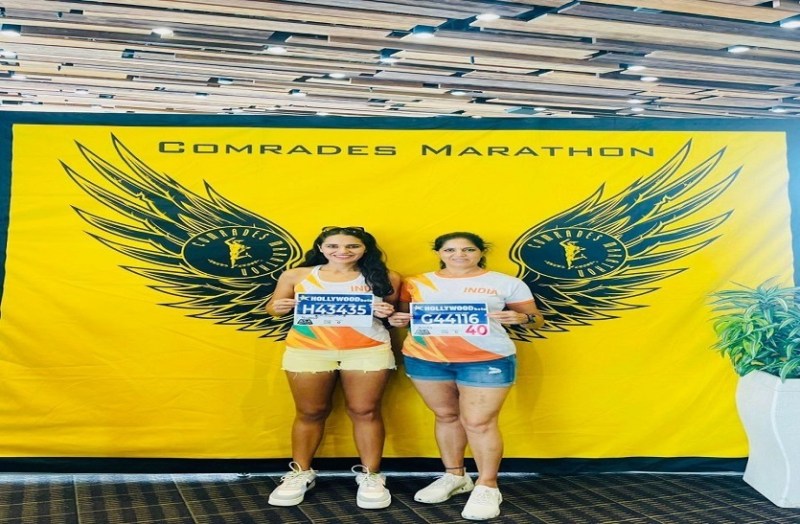 मां-बेटी की जोड़ी दौड़ी 90 किलोमीटर, साउथ अफ्रीका में जीता ब्रॉन्ज मेडल