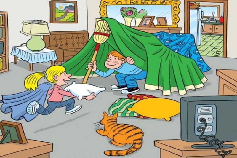 Optical Illusion Can You Find Six Hidden Words In This Colorfull Picture In 6 Seconds