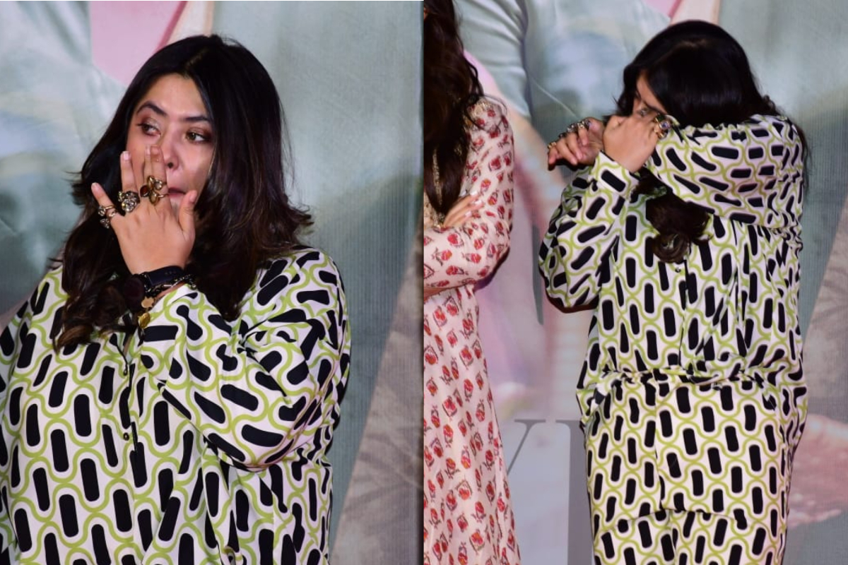 ekta kapoor started crying on goodbye trailer launch event watch video