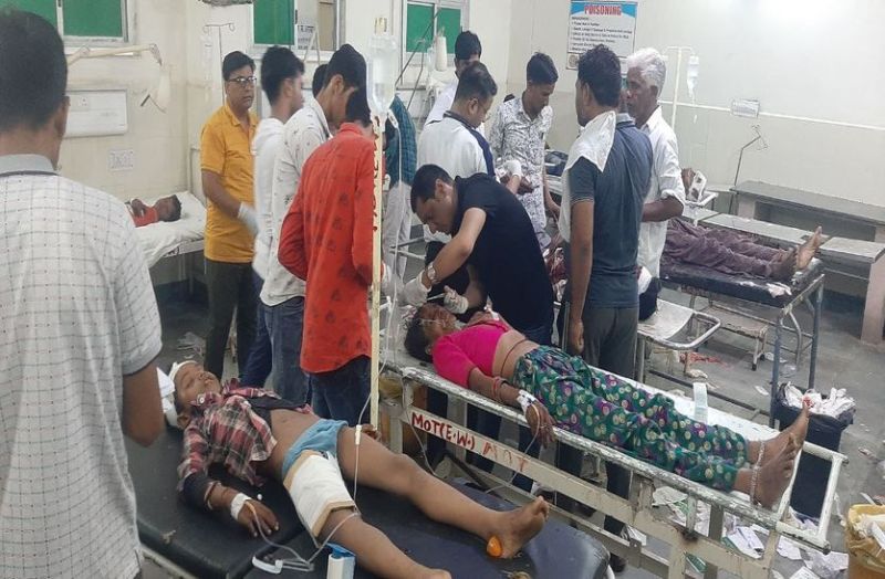 ट्रक ने क्रूजर जीप को मारी टक्कर, पांच जातरूओं की दर्दनाक की मौत