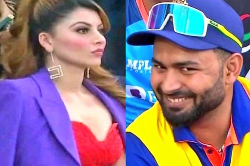 Urvashi Rautela and Rishab Pant
