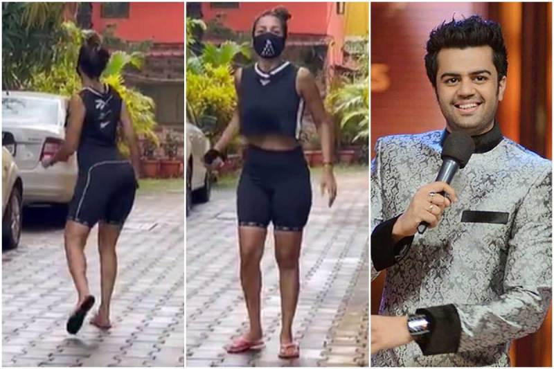 maniesh paul copies malaika arora duck walk in filmfare award