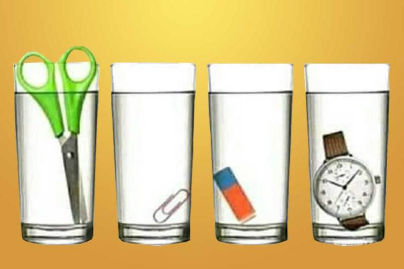 Optical Illusion Which Glass Has More Water Brain Challenge