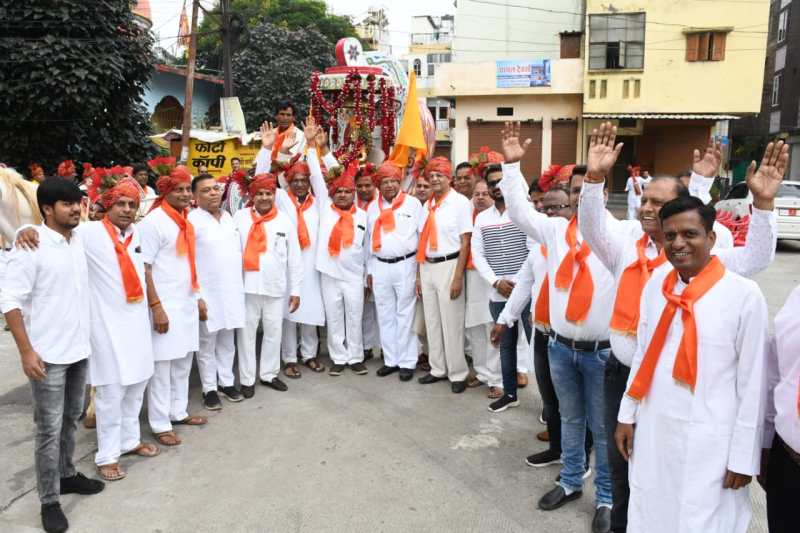 प्रभातफेरी के साथ अग्रसेन जयंती महोत्सव का शुभारंभ