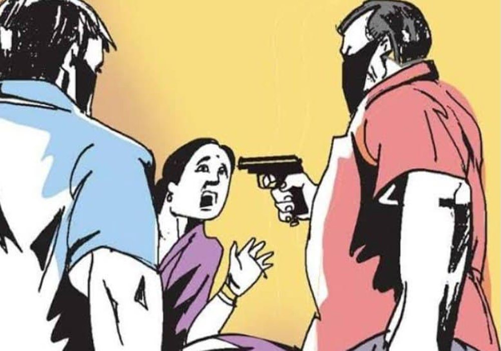 गोरखपुर में बुजुर्ग महिला को बंधक बनाकर लूटपाट