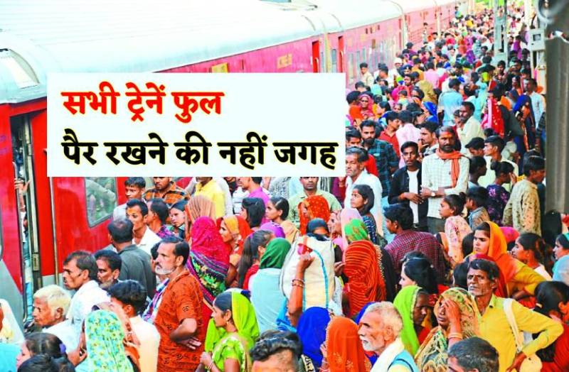 पंडित प्रदीप मिश्रा की कथा में मची भगदड़, रैलिंग कूद कर दौड़ी पुलिस, ट्रेनें भी फुल