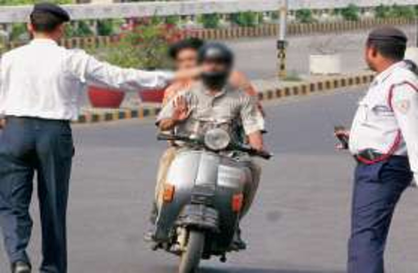 traffic rule 8 thousand people Licenses suspended in jaipur