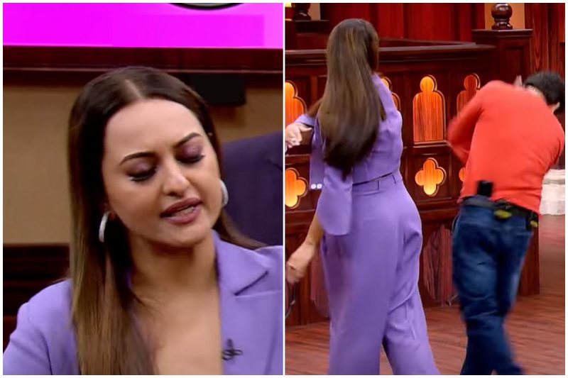 sonakshi sinha slapped a guy in between of a show for this reason