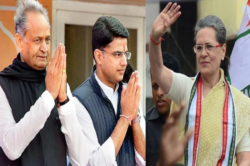 Rajasthan: Sonia Gandhi met Sachin Pilot after meeting with Ashok Gehlot