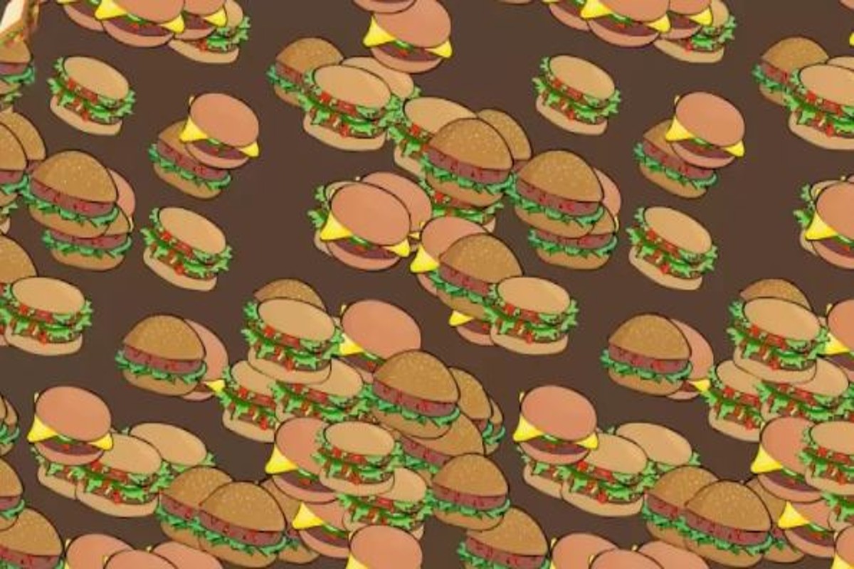 Optical Illusion Can You Find The Sandwich Among These Burgers Within 5 Seconds Mind Game