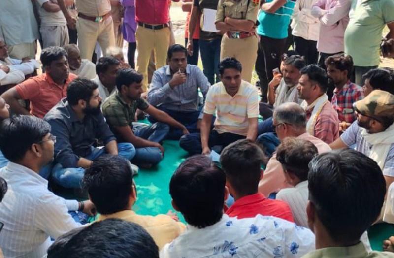 young man burnt with tractor due to current in Chhabra baran