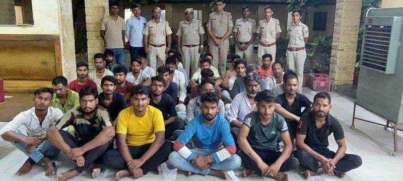 Combing : फिर पथराव, कॉम्बिंग ऑपरेशन में 39 गिरफ्तार