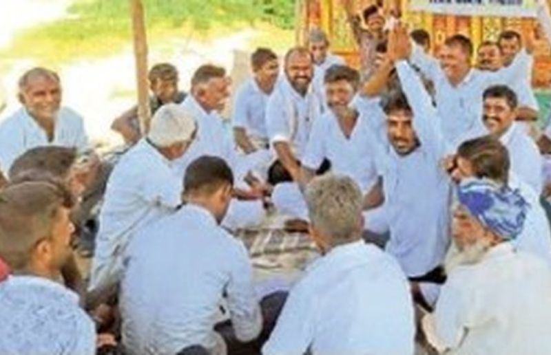 BARMER#जीएसएस में अतिरिक्त ट्रांसफार्मर की मांग को लेकर धरना जारी