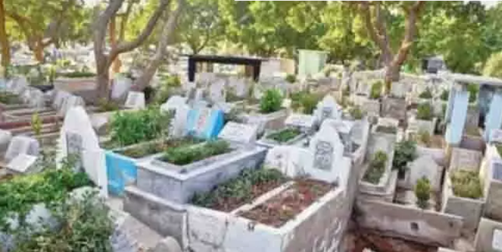 agra cement Kabristan will broke