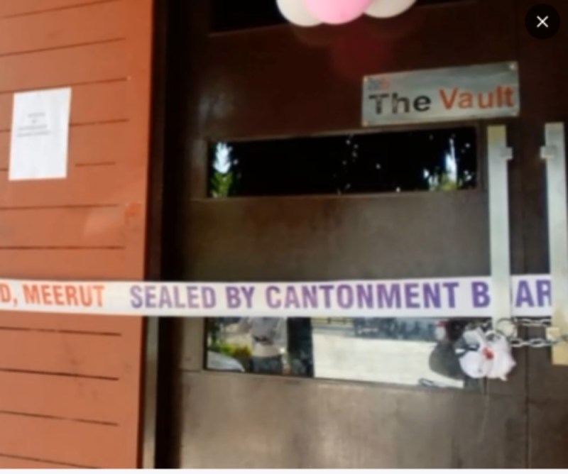 Cantt Board Meerut : मेरठ कैंट बोर्ड की बड़ी कार्रवाई, सील किया बंगला नंबर 22 बी