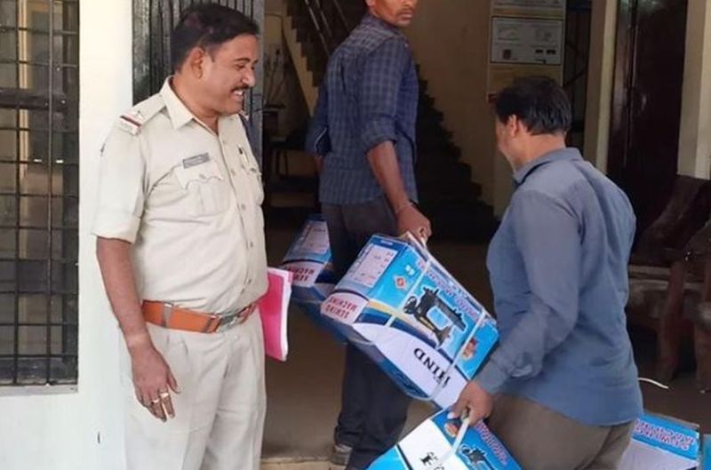 Action, Branded, Sewing Machine, Fake Machine, MP Police, Katni News