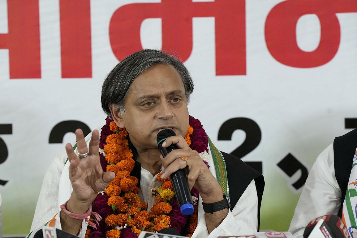 Congress President Election : लोकतंत्र के लिए कांग्रेस जरूरी : शशि थरूर