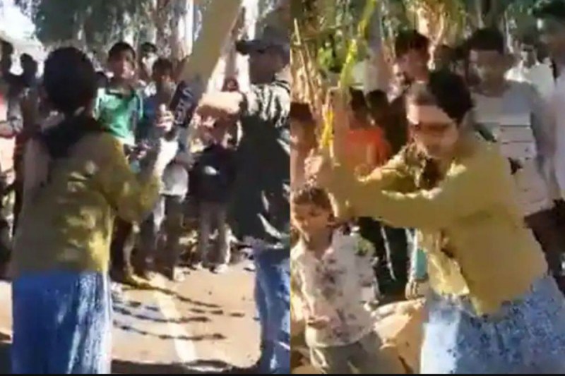 video-viral-woman-in-lucknow-attacks-street-vendors-with-stick-in-gomti-nagar-police-filed-fir.jpg
