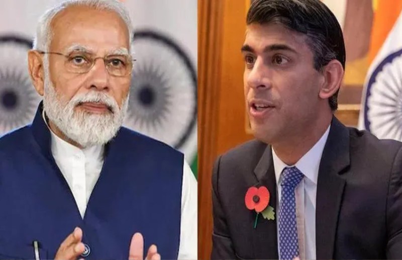 pm narendra modi uk pm rishi sunak