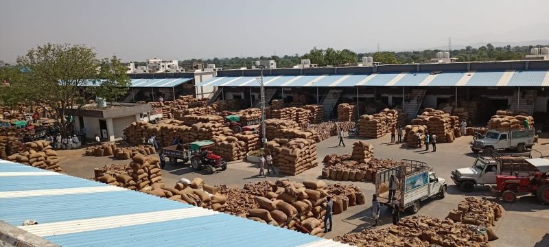 कृषि मंडी के अभाव में राजस्थान के किसानों की पैदावार जा रही गुजरात