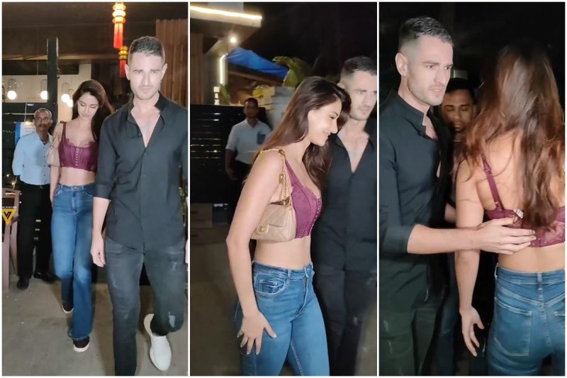 disha patani spotted with best friend users called him naya bakara