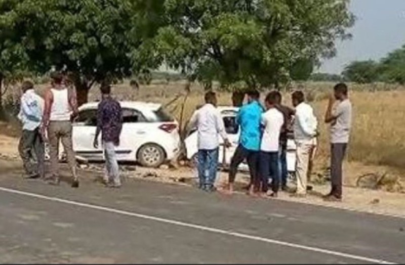 three died in road accident in sojat pali