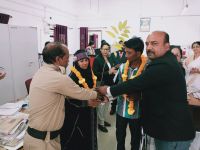 Disputes resolved in court, held each other's hand