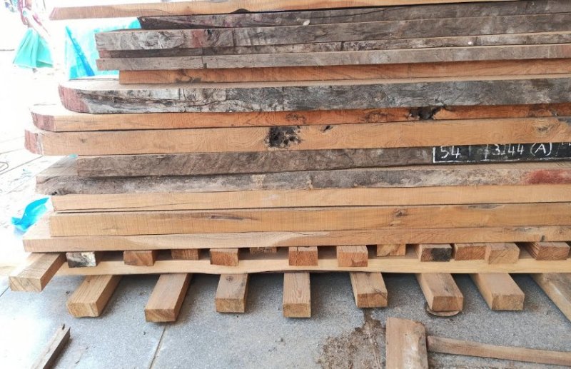 वन विभाग की कार्रवाई: टीम ने गांव में चलाया तलाशी अभियान, 5 घरों से 3 लाख रुपए की सागौन चिरान लकड़ी जब्त