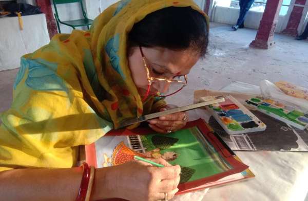 कोटा कलम चित्रकारी का समापन, प्रतिभागियों का किया सम्मान