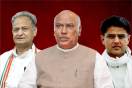 Mallikarjun Kharge sachin pilot with ashok gehlot