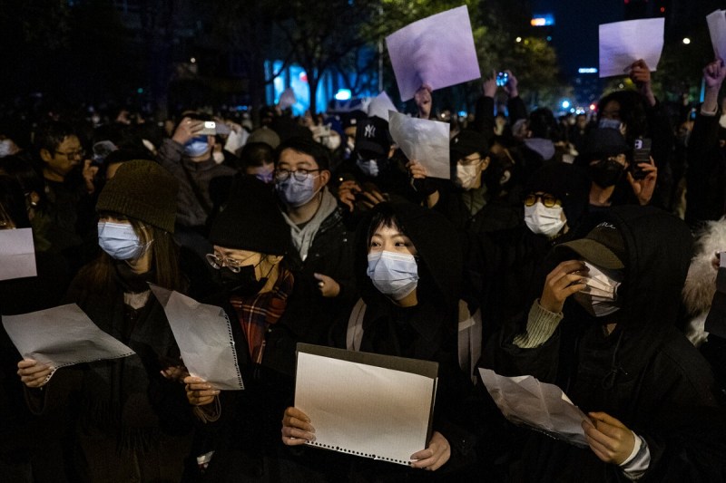 China's 'Blank-Page Revolution' gets global attention